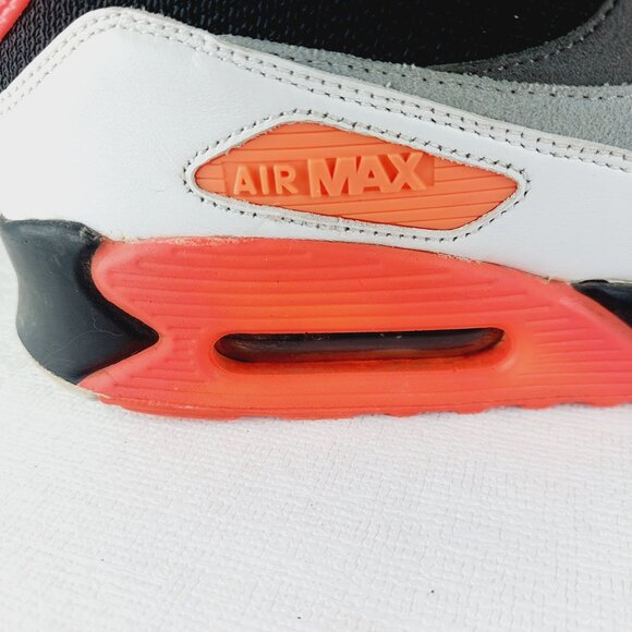 Nike Air Max 90 OG Men\'s Reverse Infrared Leather Lace-Up Sneaker Shoes Size 12 main image 12
